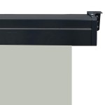 vidaXL Copertină laterală de balcon, gri, 125 x 250 cm vidaXL Copertină laterală de balcon, gri, 125 x 250 cm