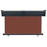 vidaXL Copertină laterală de balcon, maro, 125 x 250 cm vidaXL Copertină laterală de balcon, maro, 125 x 250 cm