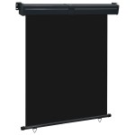 vidaXL Copertină laterală de balcon, negru, 145x250 cm vidaXL Copertină laterală de balcon, negru, 145x250 cm