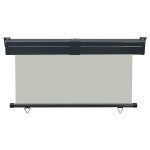 vidaXL Copertină laterală de balcon, gri, 145x250 cm vidaXL Copertină laterală de balcon, gri, 145x250 cm