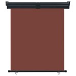 vidaXL Copertină laterală de balcon, maro, 145x250 cm vidaXL Copertină laterală de balcon, maro, 145x250 cm