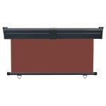 vidaXL Copertină laterală de balcon, maro, 145x250 cm vidaXL Copertină laterală de balcon, maro, 145x250 cm
