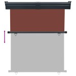 vidaXL Copertină laterală de balcon, maro, 145x250 cm vidaXL Copertină laterală de balcon, maro, 145x250 cm