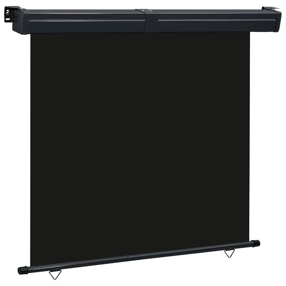 vidaXL Copertină laterală de balcon, negru, 165 x 250 cm