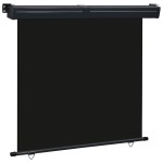 vidaXL Copertină laterală de balcon, negru, 165 x 250 cm vidaXL Copertină laterală de balcon, negru, 165 x 250 cm