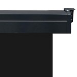 vidaXL Copertină laterală de balcon, negru, 165 x 250 cm vidaXL Copertină laterală de balcon, negru, 165 x 250 cm