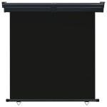 vidaXL Copertină laterală de balcon, negru, 170x250 cm vidaXL Copertină laterală de balcon, negru, 170x250 cm