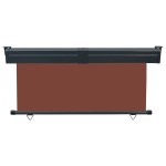 vidaXL Copertină laterală de balcon, maro, 170x250 cm vidaXL Copertină laterală de balcon, maro, 170x250 cm