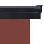 vidaXL Copertină laterală de balcon, maro, 170x250 cm vidaXL Copertină laterală de balcon, maro, 170x250 cm