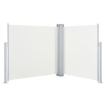 vidaXL Copertină laterală retractabilă, crem, 100 x 600 cm vidaXL Copertină laterală retractabilă, crem, 100 x 600 cm