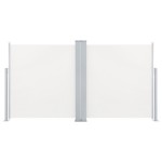 vidaXL Copertină laterală retractabilă, crem, 100 x 600 cm vidaXL Copertină laterală retractabilă, crem, 100 x 600 cm