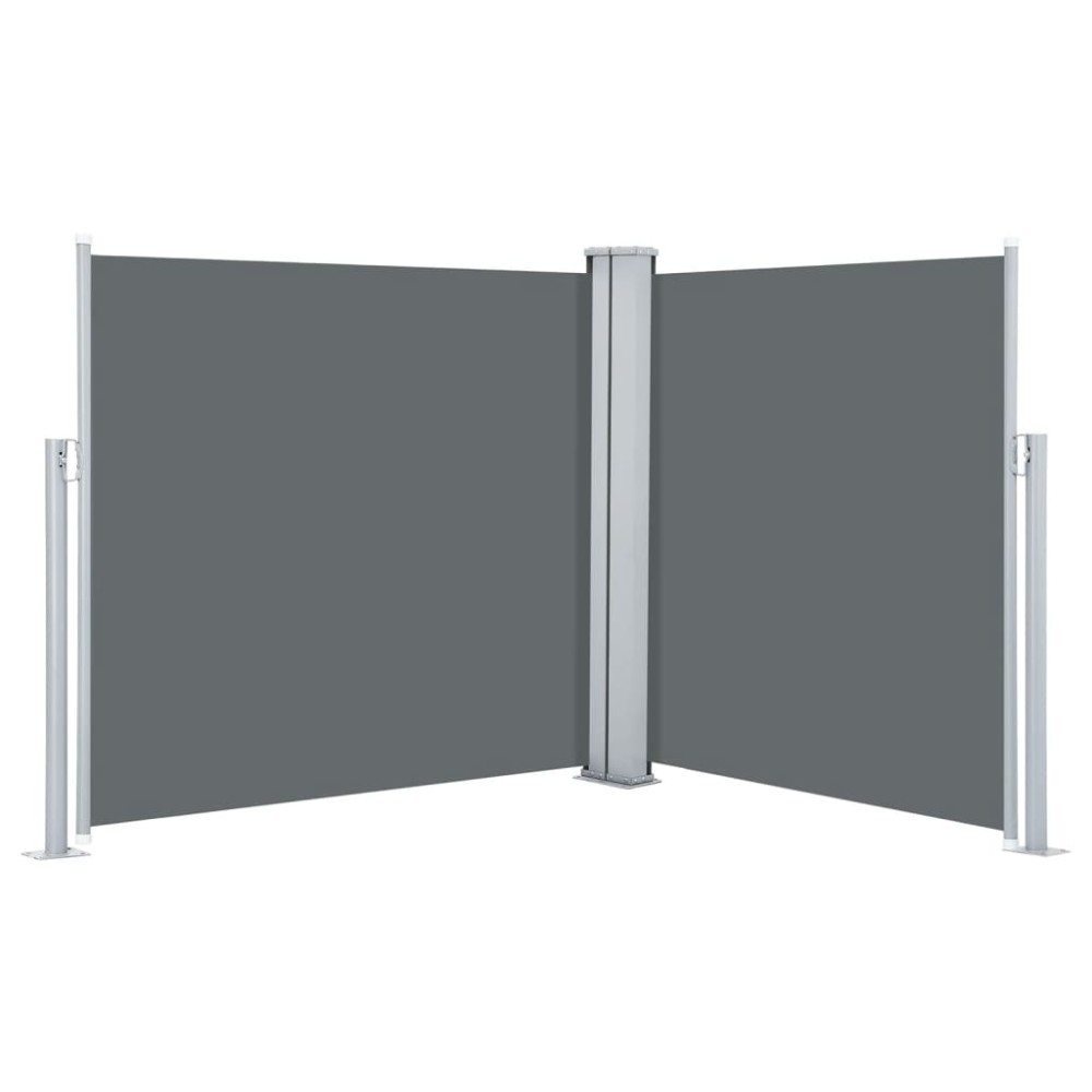 vidaXL Copertină laterală retractabilă, antracit, 100 x 600 cm