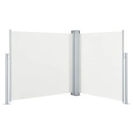 vidaXL Copertină laterală retractabilă, crem, 120 x 600 cm vidaXL Copertină laterală retractabilă, crem, 120 x 600 cm
