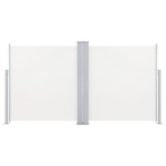 vidaXL Copertină laterală retractabilă, crem, 120 x 600 cm vidaXL Copertină laterală retractabilă, crem, 120 x 600 cm