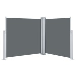 vidaXL Copertină laterală retractabilă, antracit, 120 x 600 cm vidaXL Copertină laterală retractabilă, antracit, 120 x 600 cm