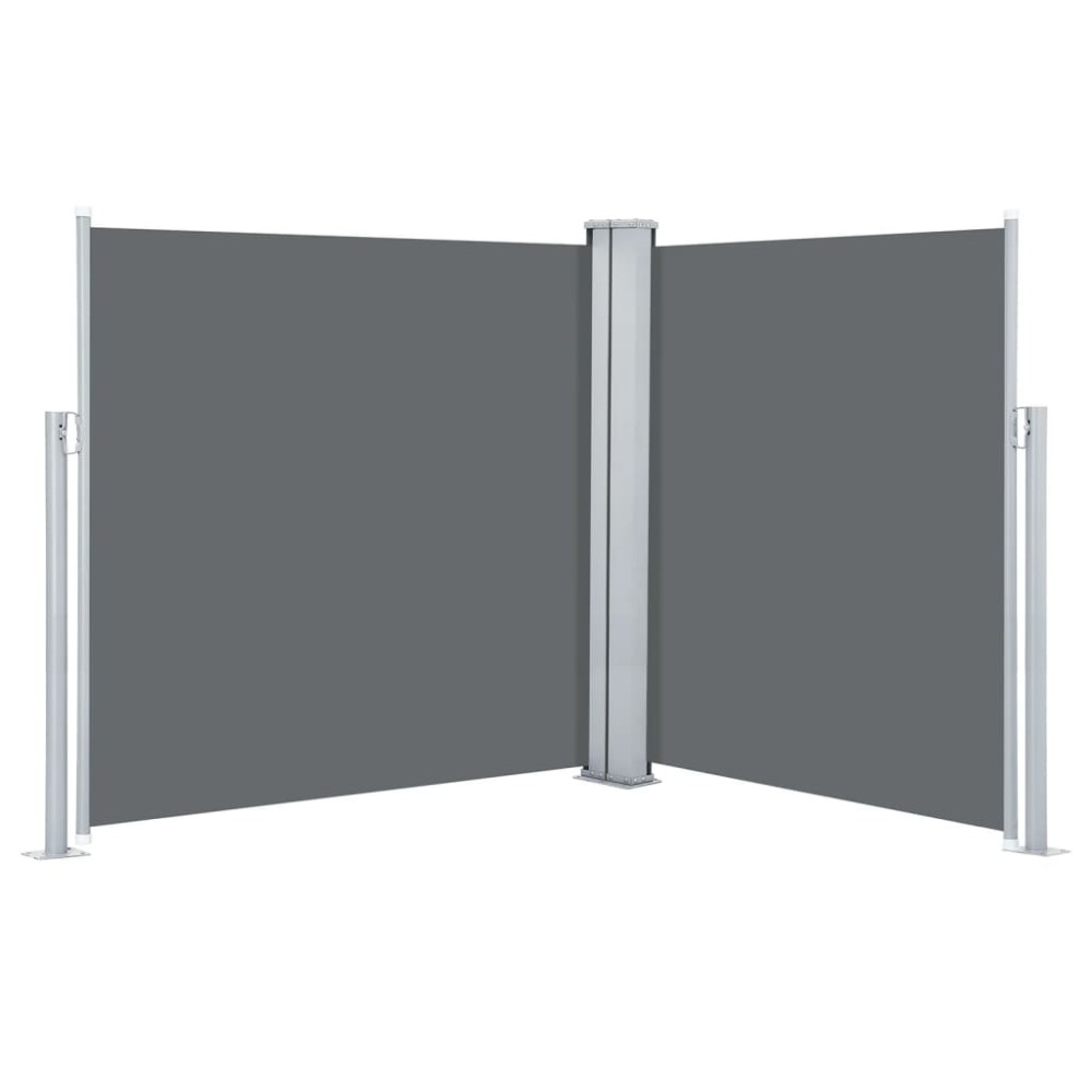 vidaXL Copertină laterală retractabilă, antracit, 140 x 600 cm