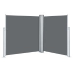 vidaXL Copertină laterală retractabilă, antracit, 140 x 600 cm vidaXL Copertină laterală retractabilă, antracit, 140 x 600 cm