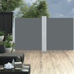 vidaXL Copertină laterală retractabilă, antracit, 140 x 600 cm vidaXL Copertină laterală retractabilă, antracit, 140 x 600 cm