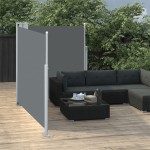 vidaXL Copertină laterală retractabilă, antracit, 140 x 600 cm vidaXL Copertină laterală retractabilă, antracit, 140 x 600 cm