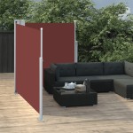 vidaXL Copertină laterală retractabilă, maro, 140 x 600 cm vidaXL Copertină laterală retractabilă, maro, 140 x 600 cm