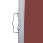 vidaXL Copertină laterală retractabilă, maro, 140 x 600 cm vidaXL Copertină laterală retractabilă, maro, 140 x 600 cm