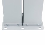 vidaXL Copertină laterală retractabilă, roșu, 160 x 600 cm