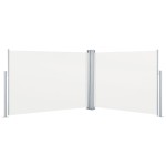vidaXL Copertină laterală retractabilă, crem, 120 x 1000 cm vidaXL Copertină laterală retractabilă, crem, 120 x 1000 cm