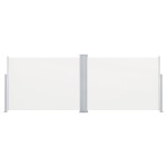 vidaXL Copertină laterală retractabilă, crem, 120 x 1000 cm vidaXL Copertină laterală retractabilă, crem, 120 x 1000 cm