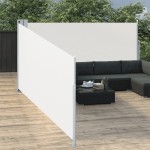 vidaXL Copertină laterală retractabilă, crem, 140 x 1000 cm vidaXL Copertină laterală retractabilă, crem, 140 x 1000 cm