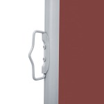 vidaXL Copertină laterală retractabilă, maro, 140 x 1000 cm vidaXL Copertină laterală retractabilă, maro, 140 x 1000 cm