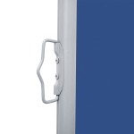 vidaXL Copertină laterală retractabilă, albastru, 140 x 1000 cm vidaXL Copertină laterală retractabilă, albastru, 140 x 1000 cm