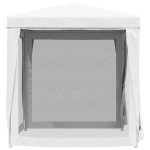 vidaXL Cort de petrecere cu 4 pereți din plasă, alb, 2 x 2 m vidaXL Cort de petrecere cu 4 pereți din plasă, alb, 2 x 2 m