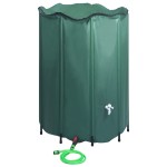 vidaXL Rezervor de apă de ploaie pliabil cu cep, 1350 L vidaXL Rezervor de apă de ploaie pliabil cu cep, 1350 L