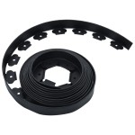 vidaXL Bordură de gazon flexibilă cu 30 țăruși, 10 m, 5 cm vidaXL Bordură de gazon flexibilă cu 30 țăruși, 10 m, 5 cm
