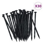 vidaXL Bordură de gazon flexibilă cu 30 țăruși, 10 m, 5 cm vidaXL Bordură de gazon flexibilă cu 30 țăruși, 10 m, 5 cm