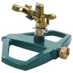 vidaXL Aspersor rotativ, verde, 21 x 22 x 13 cm, metal vidaXL Aspersor rotativ, verde, 21 x 22 x 13 cm, metal