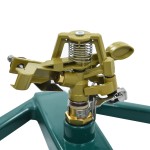 vidaXL Aspersor rotativ, verde, 21 x 22 x 13 cm, metal vidaXL Aspersor rotativ, verde, 21 x 22 x 13 cm, metal
