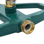 vidaXL Aspersor rotativ, verde, 21 x 22 x 13 cm, metal vidaXL Aspersor rotativ, verde, 21 x 22 x 13 cm, metal