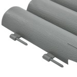 vidaXL Borduri de gazon, 36 buc., gri, 10 m, PP