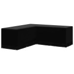 vidaXL Husă mobilier de grădină, formă de L, 12 ocheți, 250x250x90 cm vidaXL Husă mobilier de grădină, formă de L, 12 ocheți, 250x250x90 cm