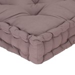 vidaXL Pernă podea canapea din paleți, gri taupe, 120x40x7 cm, bumbac vidaXL Pernă podea canapea din paleți, gri taupe, 120x40x7 cm, bumbac