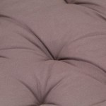 vidaXL Pernă podea canapea din paleți, gri taupe, 120x40x7 cm, bumbac vidaXL Pernă podea canapea din paleți, gri taupe, 120x40x7 cm, bumbac