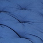 vidaXL Pernă podea canapea din paleți, bleu, 120 x 80 x 10 cm, bumbac vidaXL Pernă podea canapea din paleți, bleu, 120 x 80 x 10 cm, bumbac