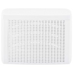 vidaXL Măsuță laterală, alb, 54 x 54 x 36,5 cm, plastic vidaXL Măsuță laterală, alb, 54 x 54 x 36,5 cm, plastic