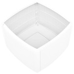 vidaXL Măsuță laterală, alb, 54 x 54 x 36,5 cm, plastic vidaXL Măsuță laterală, alb, 54 x 54 x 36,5 cm, plastic