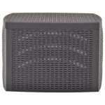 vidaXL Masă laterală, cafeniu, 54 x 54 x 36,5 cm, plastic vidaXL Masă laterală, cafeniu, 54 x 54 x 36,5 cm, plastic