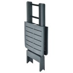 vidaXL Masă de grădină pliabilă, verde, 79 x 72 x 70 cm, plastic