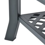 vidaXL Măsuță de cafea, verde, 90 x 60 x 46 cm, plastic