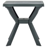 vidaXL Masă de bistro, verde, 70x70x72 cm, plastic vidaXL Masă de bistro, verde, 70x70x72 cm, plastic