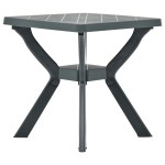 vidaXL Masă de bistro, verde, 70x70x72 cm, plastic vidaXL Masă de bistro, verde, 70x70x72 cm, plastic